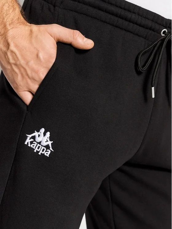 Kappa spodnie dresowe męskie czarne r.S,XL