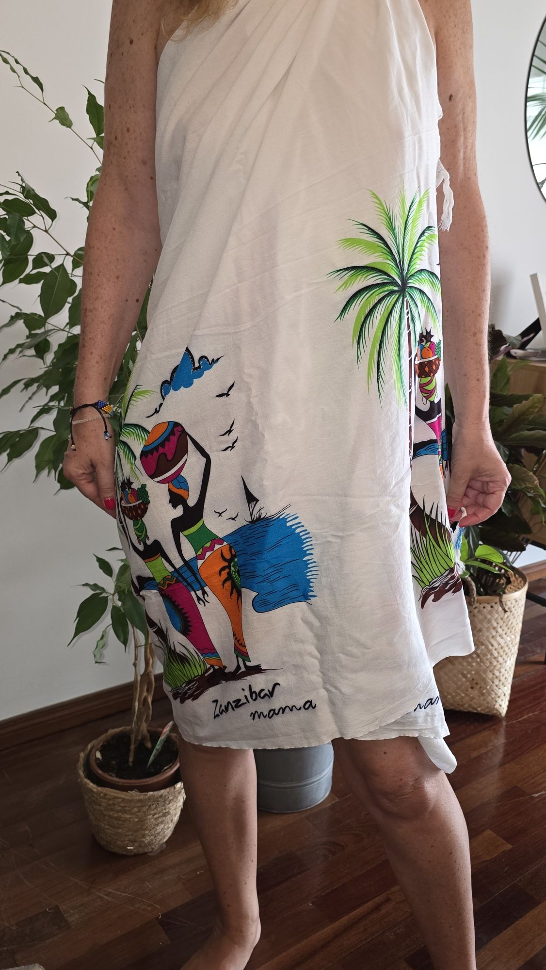 Vendo vestido Canga Mama Zanzibar, original,í
