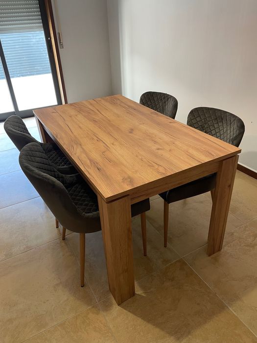 Mesa Carvalho Natural Nova