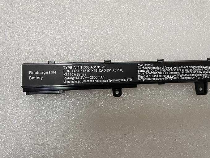 Akumulator kompatybilny z Asus 14.8V,2600mAh