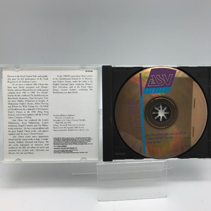 cd - haydn - symphonies 80, 87 & 89