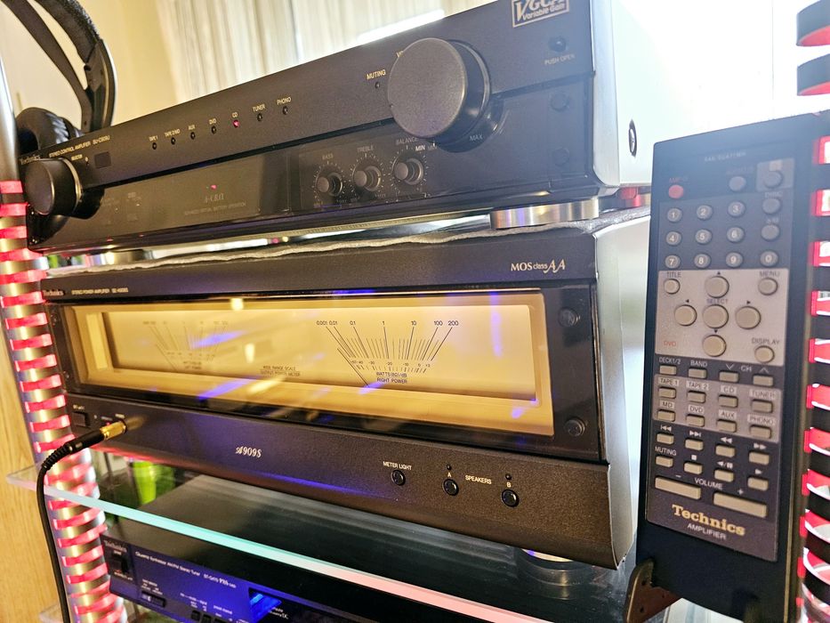 Technics SE-A909S SU-C909U wzmacniacz dwudzielony+oryg. pilot-bdb stan