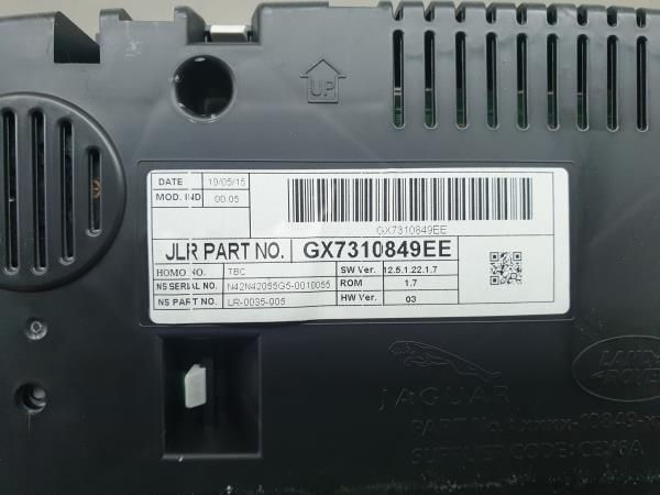 Quadrante / painel de instrumentos JAGUAR XE (X760)