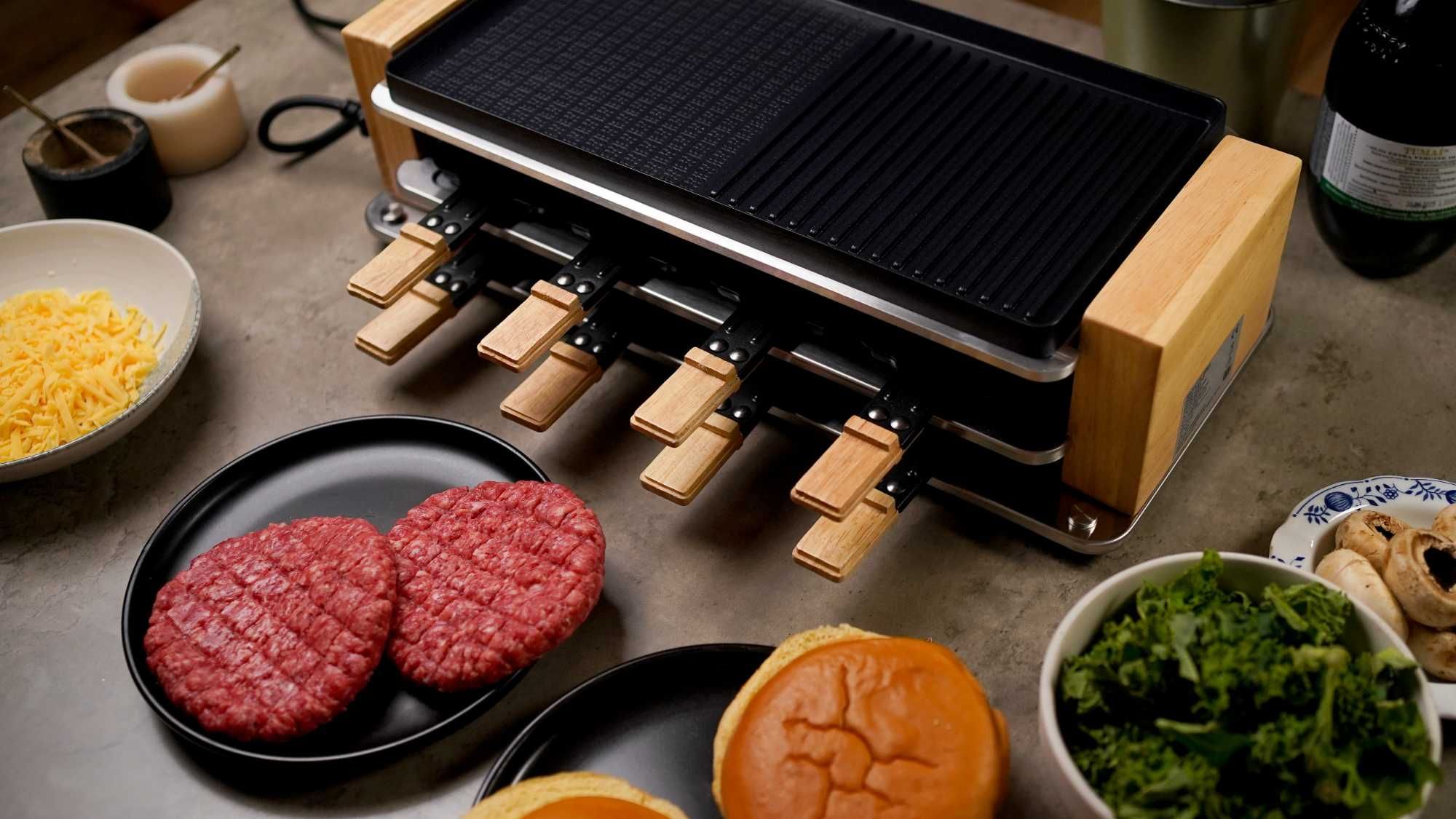 CUSIMAX Electric Grill Raclette Table Grill