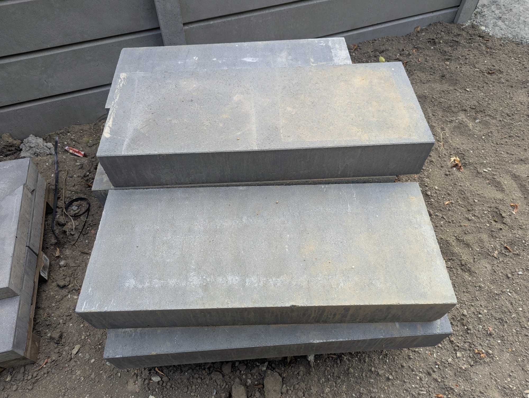 Stopnie schodowe/blokowe PASSO 100x40x15cm, stalowy/grafit,120kg,10szt