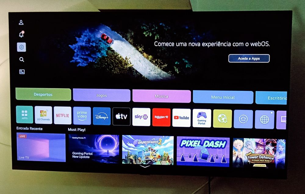 Televisão LG de 43 AK
