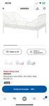 2 x Lozko dzieciece ikea