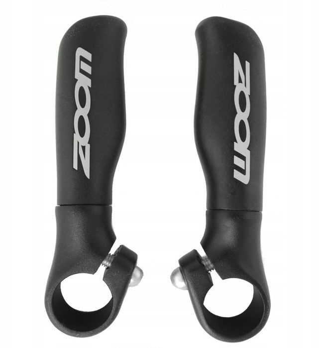 Zoom MT-106A 120mm rogi rowerowe aluminiowe czarny matowy MTB cross
