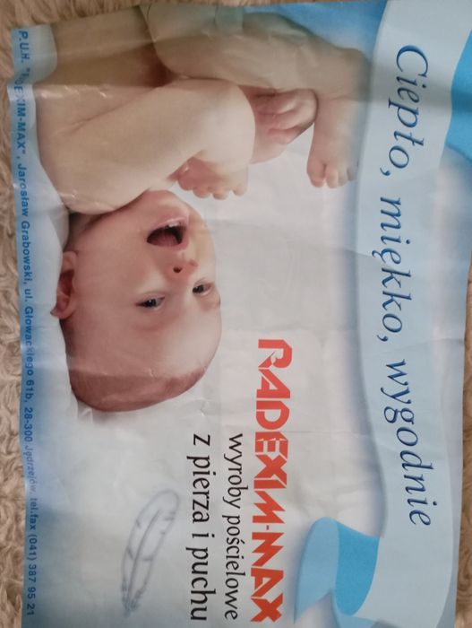 Kołdra Puchowa 160x200 PUCH 2.5kg Radexim