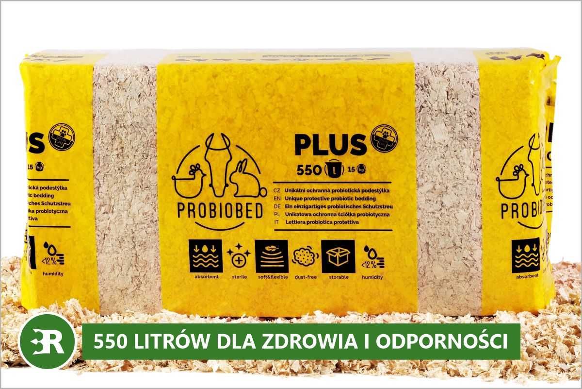 Trociny ProBioBED Plus - wsparcie dla zdrowia drobiu (550 litrów,15kg)