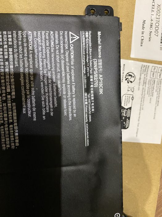 Батарея для ноутбука Acer AP18C8K Swift SF314-57