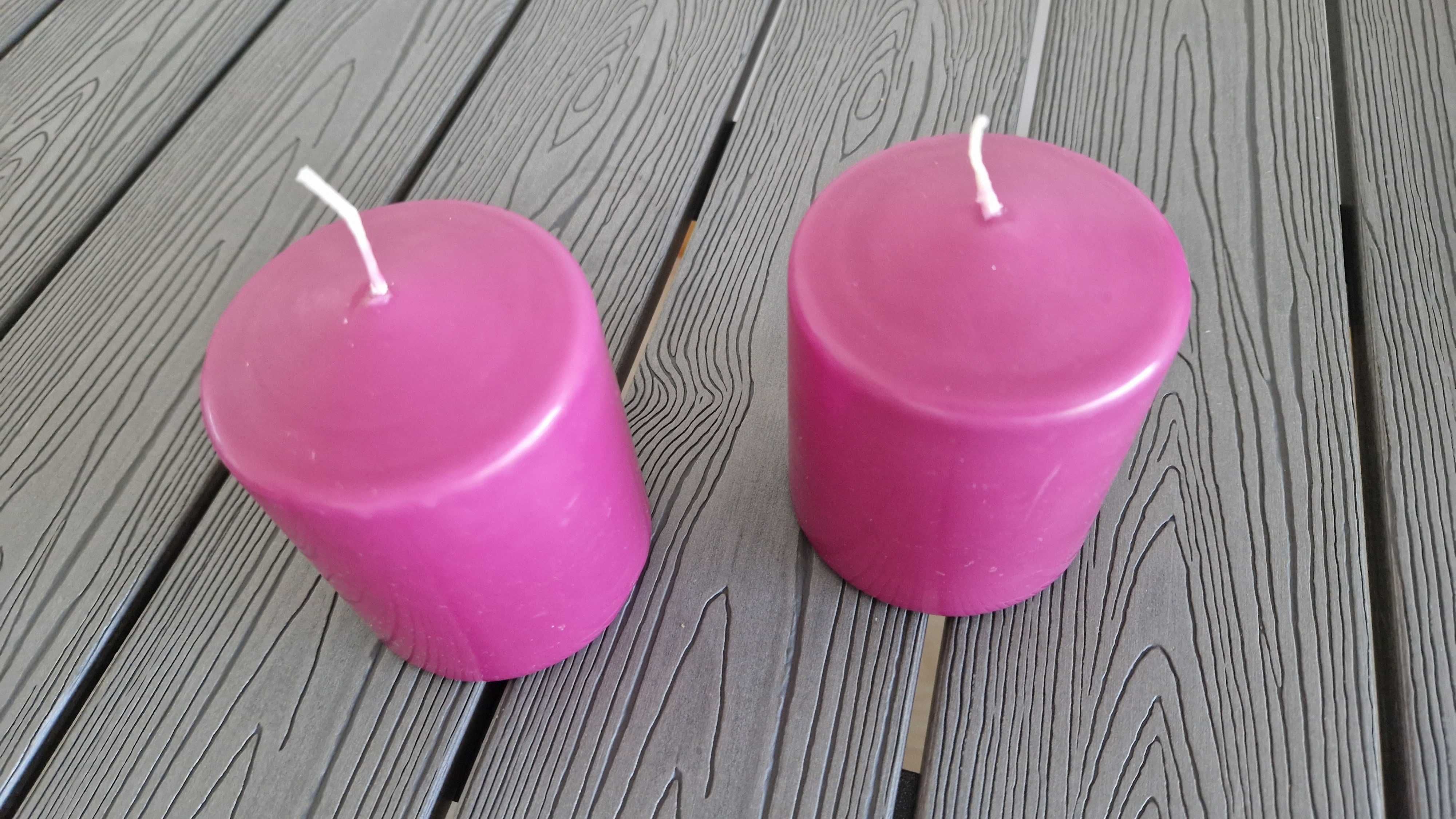 Conjunto 2 velas lilás