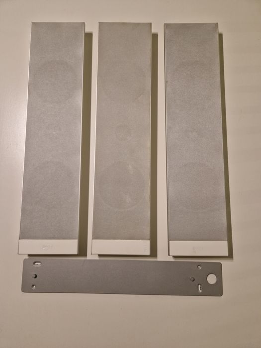 KEF t301 t301c głośniki białe