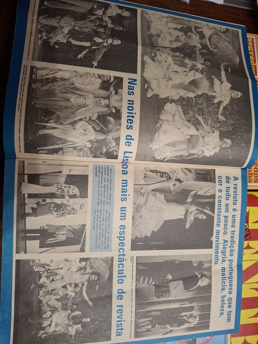 Revistas gente com Parque Mayer teatro revista