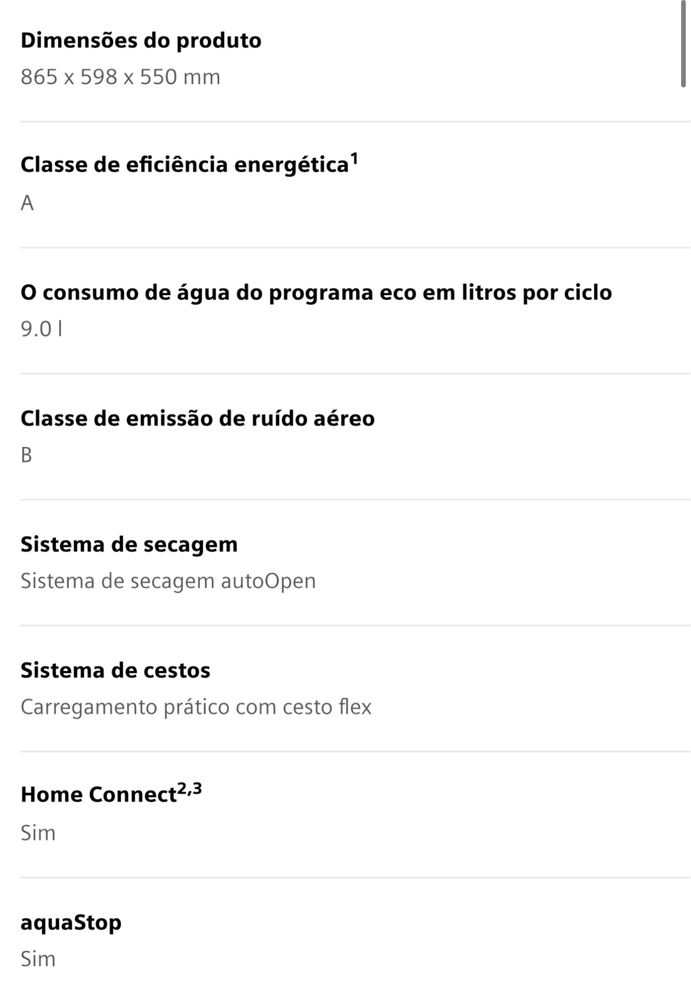 Maquina lavar loiça siemens SX73EX22CE de encastre- NOVA