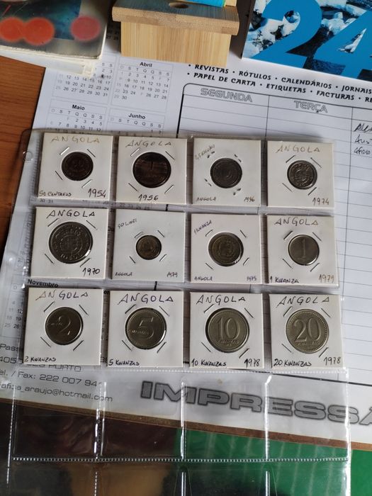 Moedas antigas Angola