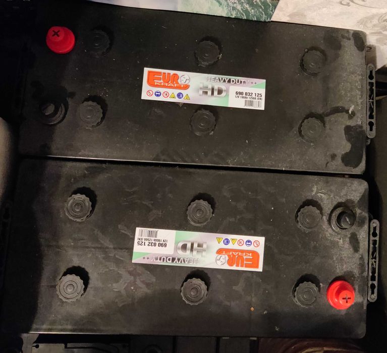 Акумулятор стартерний 190Ah 6СТ-190 EUROCRAFT (+/-) (513x223x223)