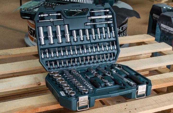 Набор инструментов головок ключей Gut Meister 94 шт инструмент Германя