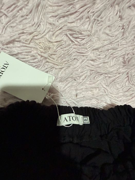 Жіноча спідниця з льону/ чорна спідниця