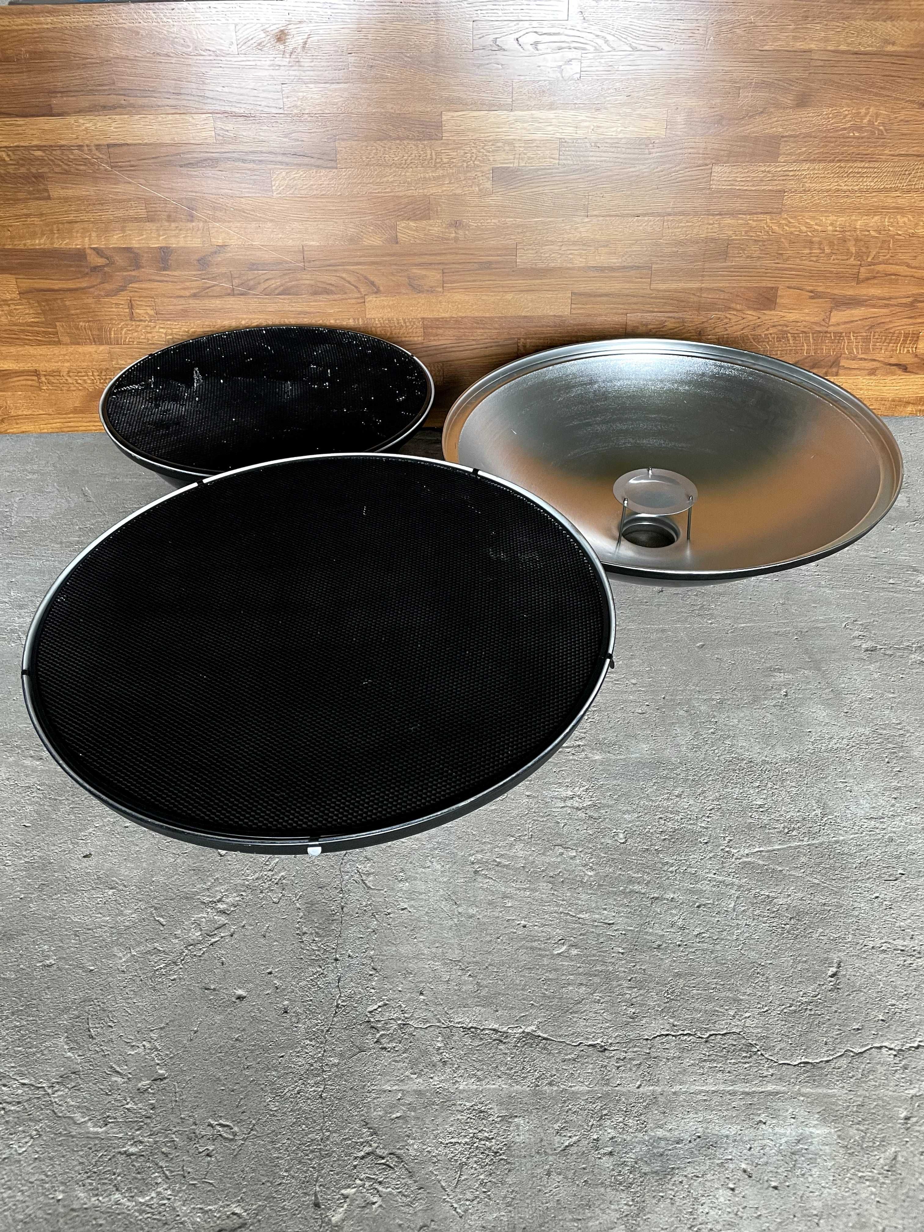 Beauty dish 2x70cm, 56cm, dwa gridy