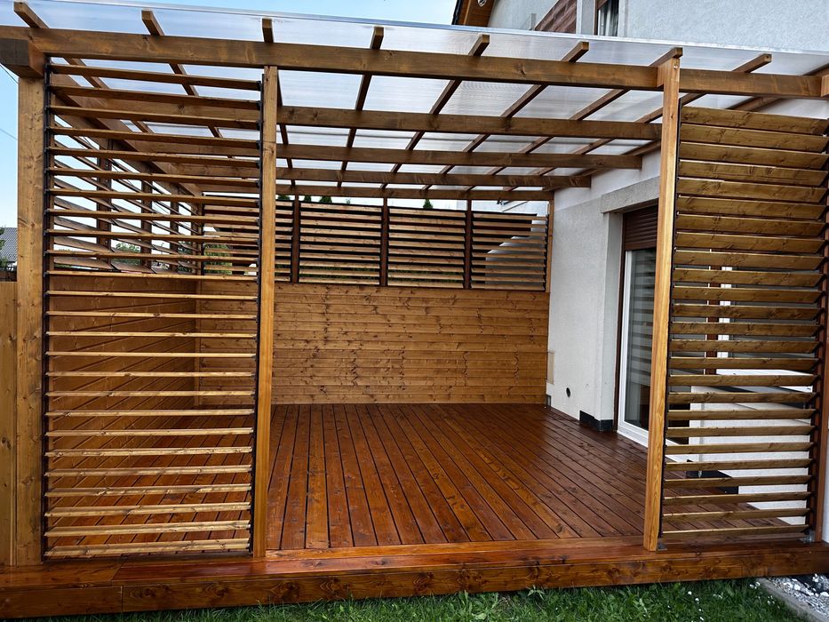 Montaż tarasów, zadaszeń od podstaw