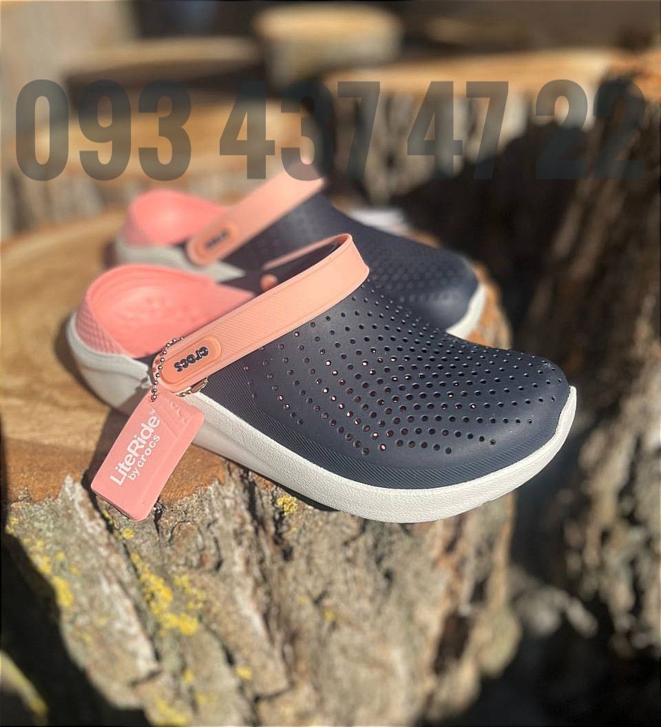 Жіночі Крокси Сабо Crocs LiteRide Clog Navy/Melon Crocs Crocs