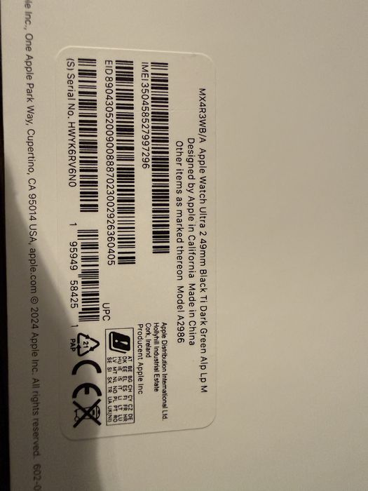 Apple Watch Ultra 2 - stan idealny,gwarancja do kwietnia 2026