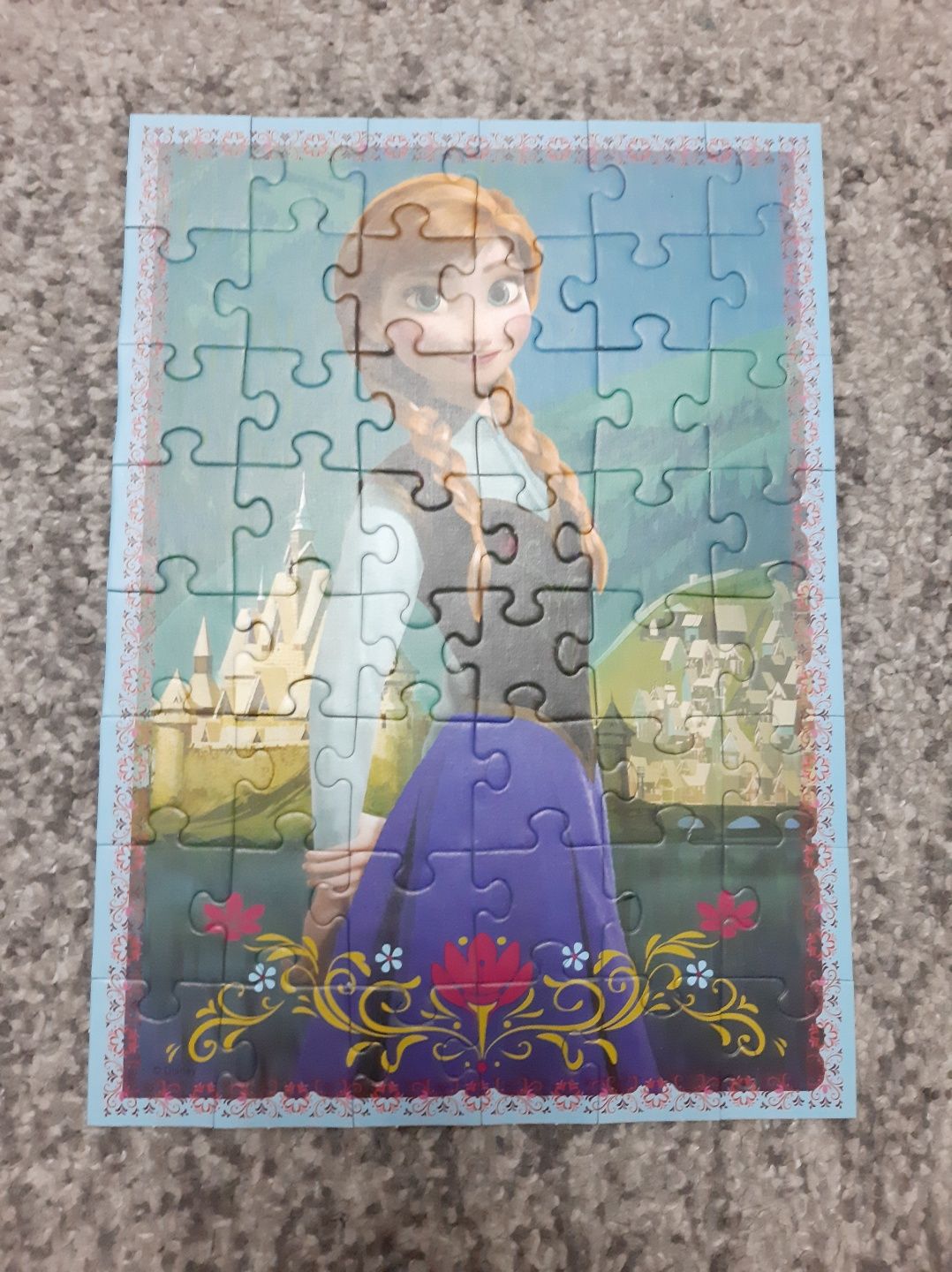 Frozen Kraina Lodu Elsa Anna Sven Kristoff Disney Trefl Puzzle 4 w 1