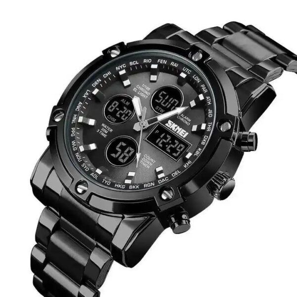 Годинник наручний чоловічий SKMEI 1389BK BLACK