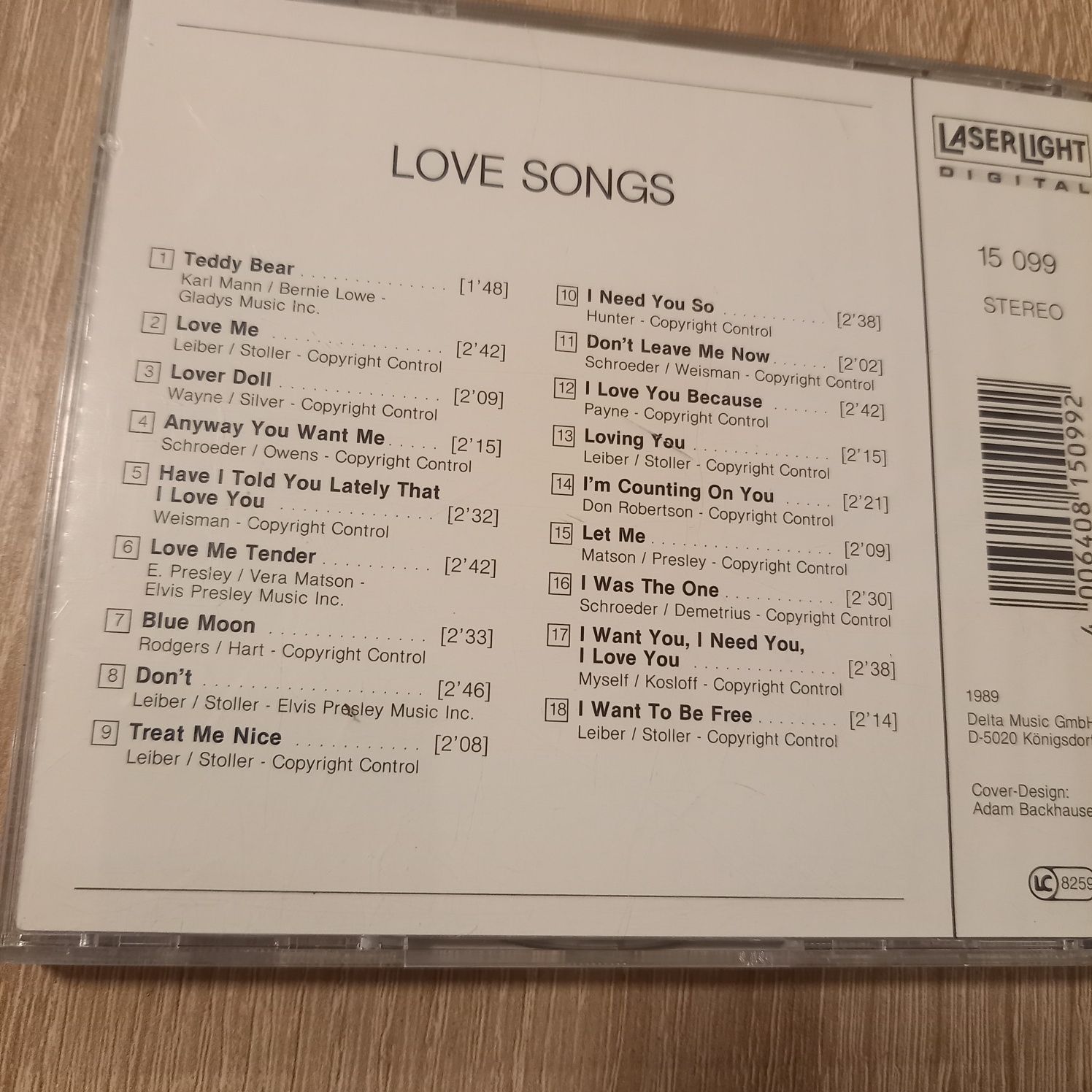 Płyta CD Elvis Love Songs