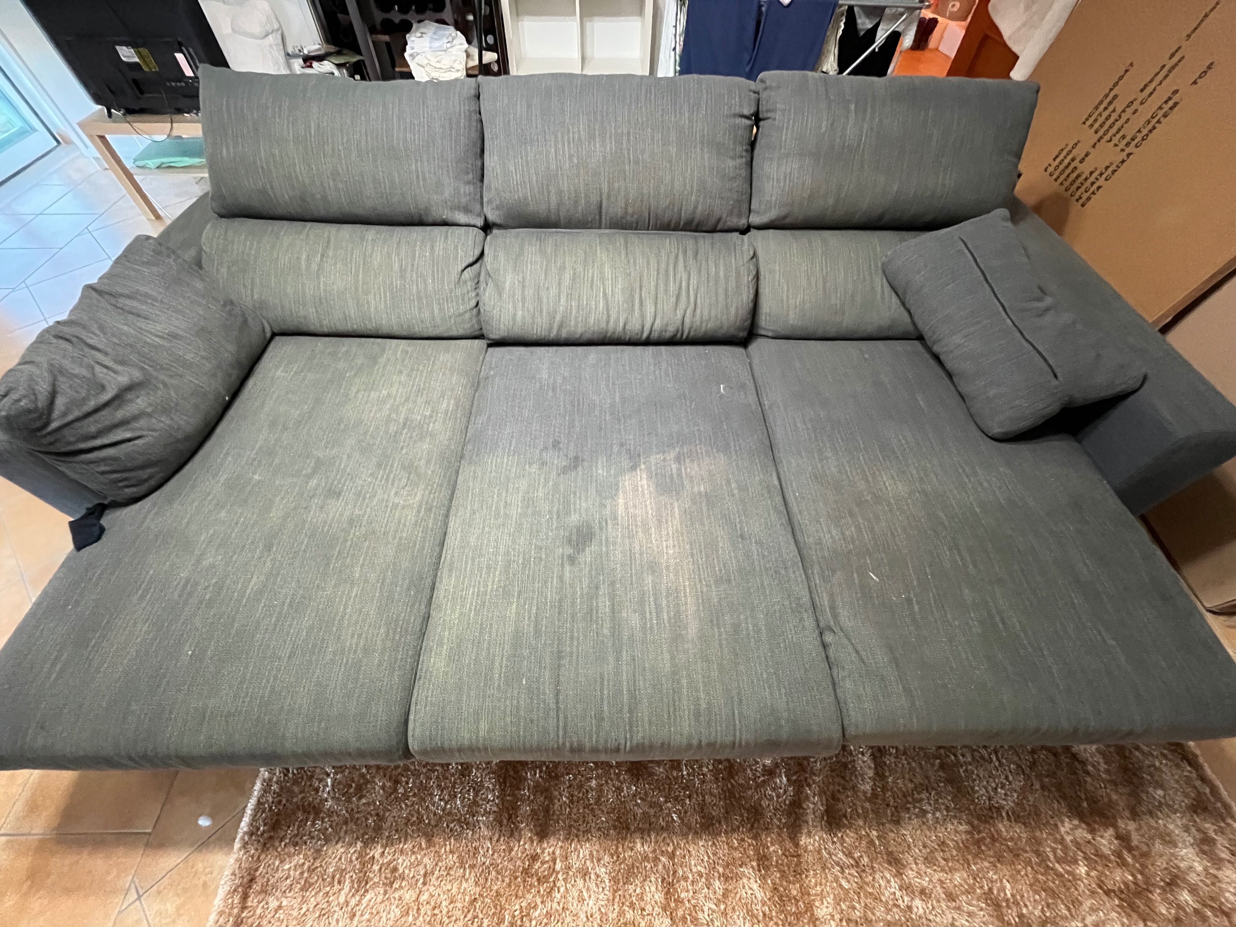 Sofa cama com chaise longue eskilstuna ikea