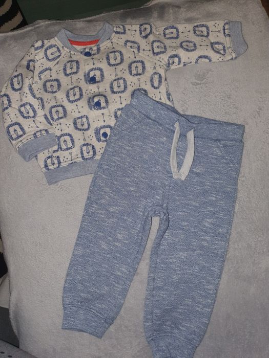 Zestaw dresik dres bluza bejsbolowka spodnie dresowe f&f 80