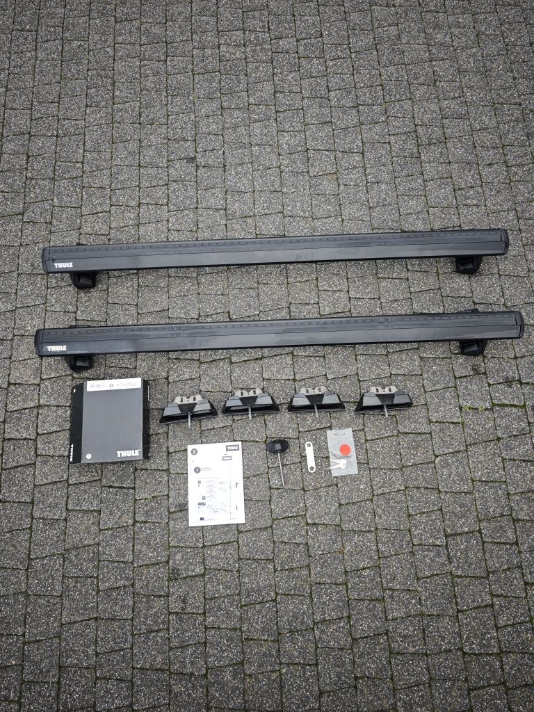 Zestaw belek do BMW 5 G30 [2017+] – Thule Wingbar Evo Black + Kit 7024