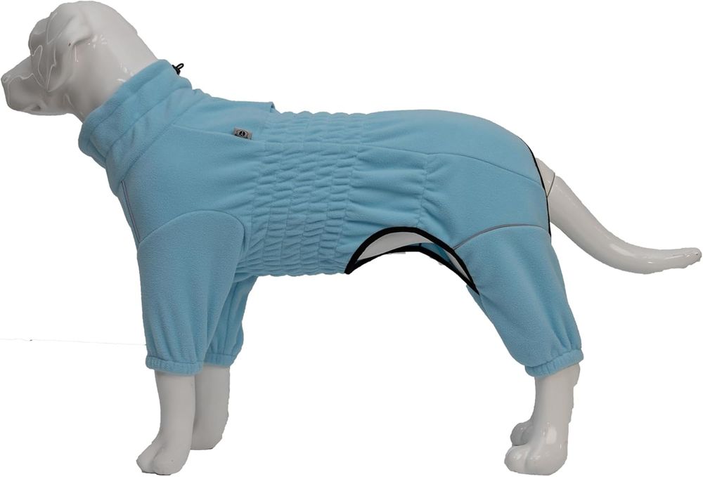 Kurtka Ubranko dla Psa Kamizelka Polarowa Ciepła na Zimę Niebieska M