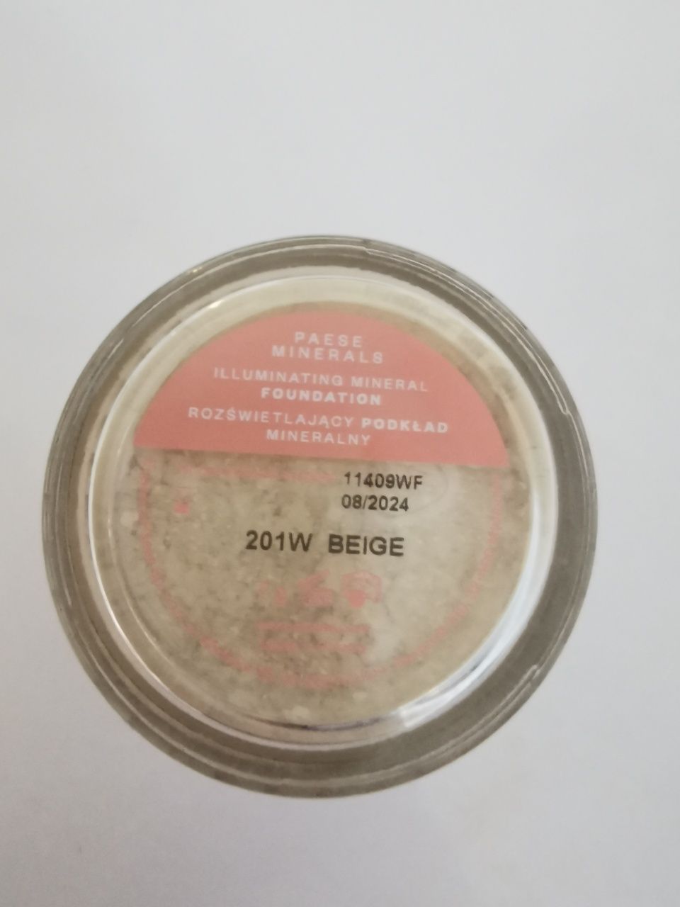 PAESE Minerals rozświetlający podkład mineralny/201W/Beige
