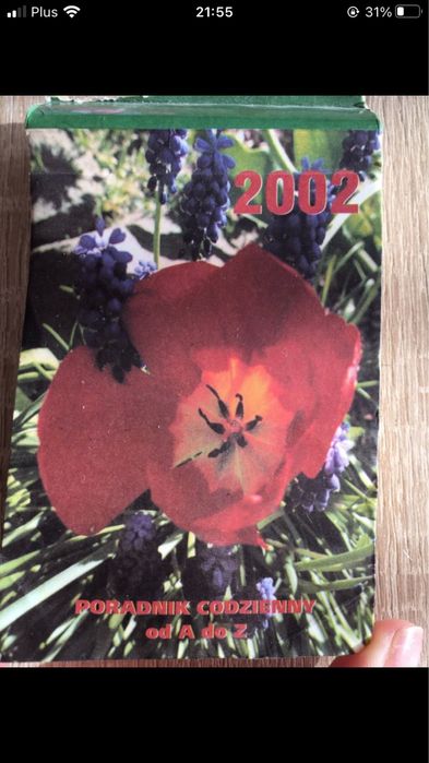 Kartka z kalendarza 2002  na 23 rocznice