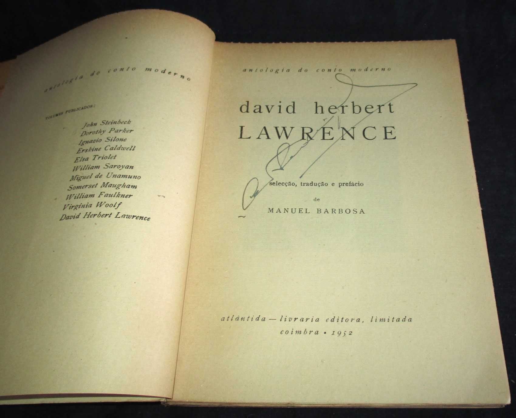 Livro David Herbert Lawrence Antologia do Conto Moderno