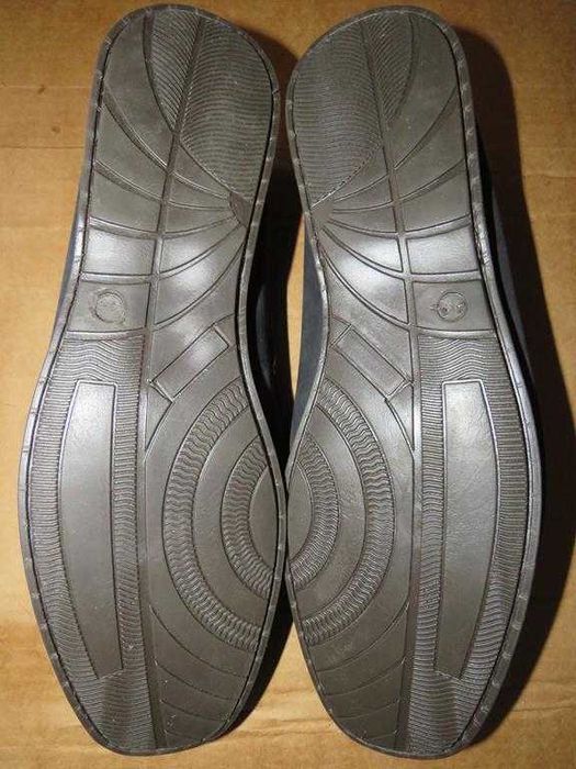 Sapatos náuticos/vela em Pele/Cozidos/Sola Borracha nº44 NOVOS/ESTREAR