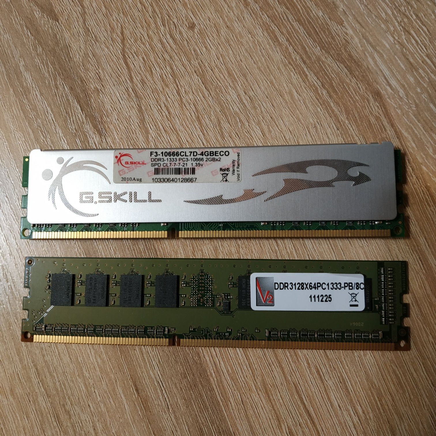 Оперативна пам'ять озу DDR3 1/2GB Samsung/G.skill робоча