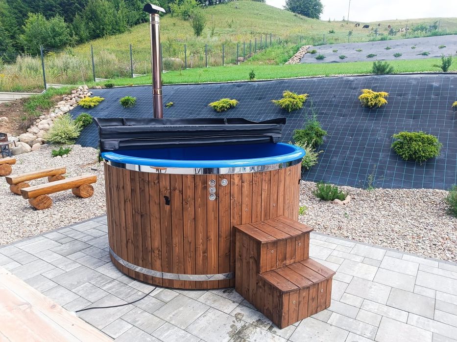 Balia Ogrodowa na 6-8 osób z Piecem opalanym drewnem