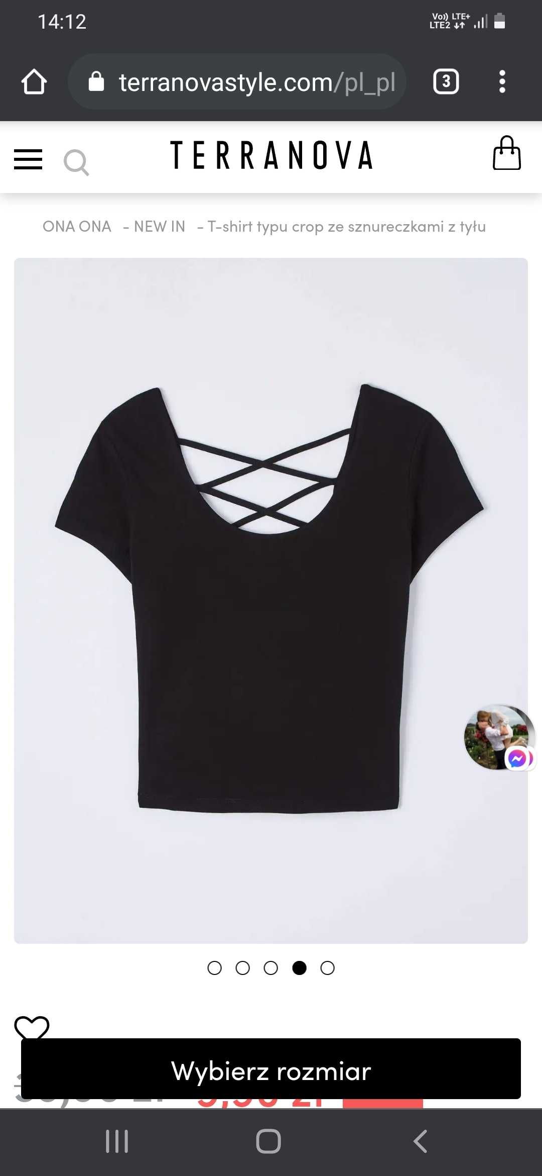 Top crop odkryte plecy