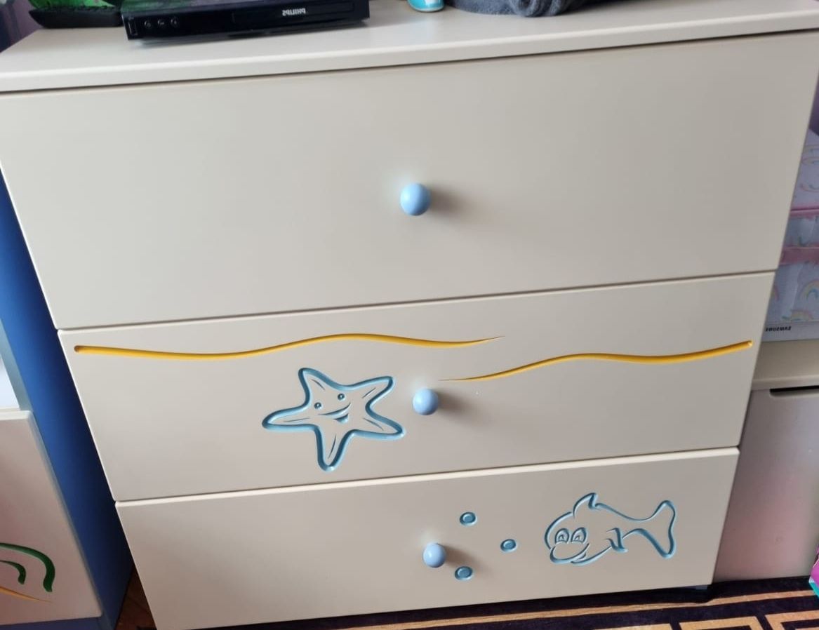 Zestaw mebli dziecięcych OCEANIC