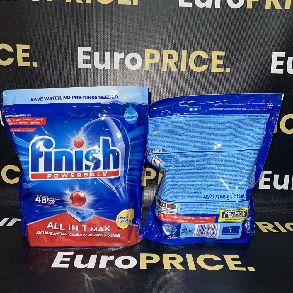 Таблетки для посудомийки Finish All in 1 / Фініш 48кап.