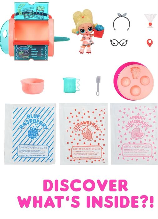 Lol surprise candy make & eat gummy candy лялька лол