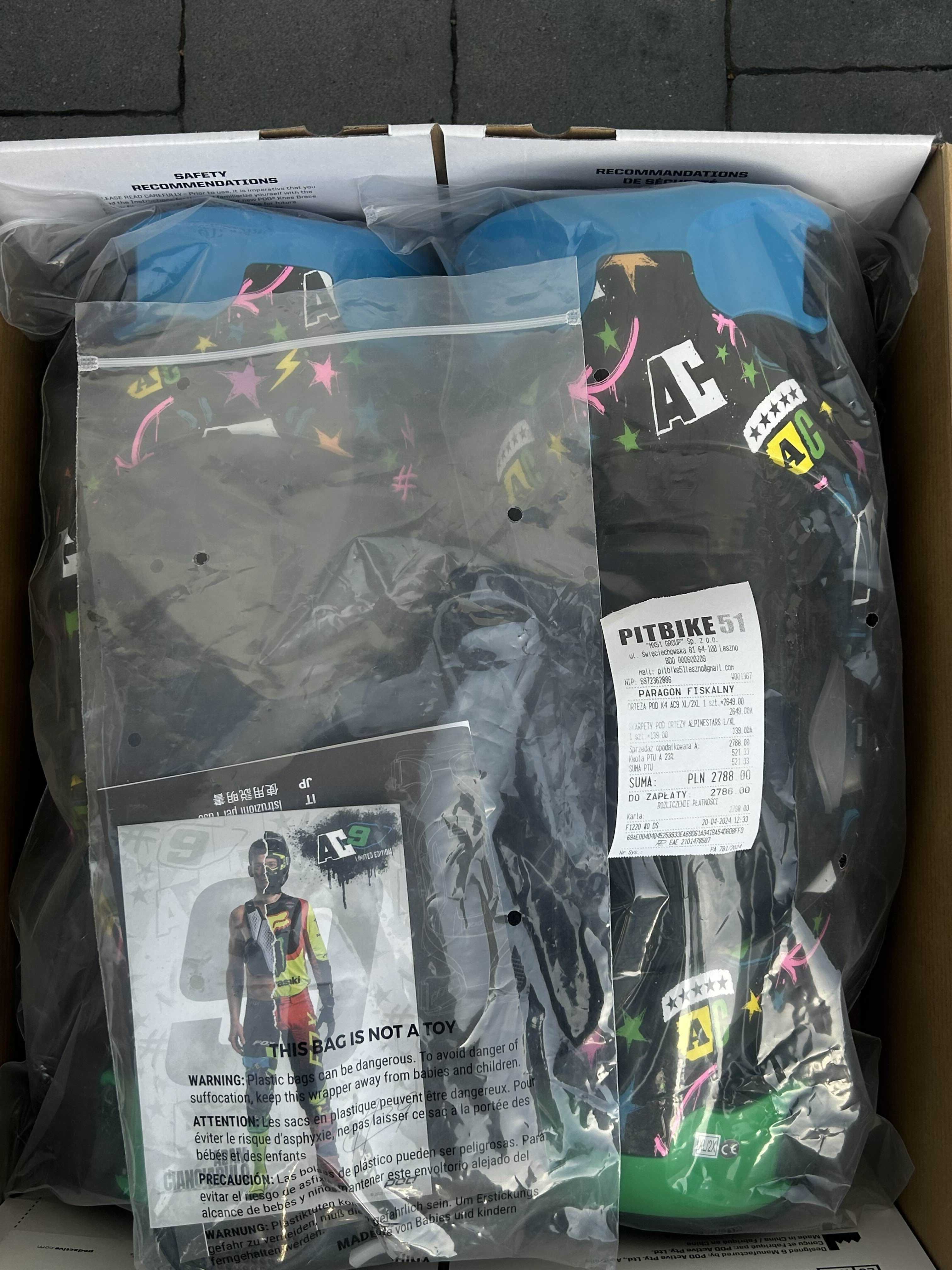 Ortezy Kolan Pod k4 2.0 XL/2XL Jak nowe