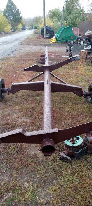 Телега для перевозки зерновой жатки