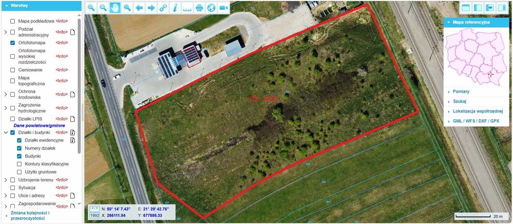 sprzedam działkę rolną z potencjałem inwestycyjnym 1,07 ha Mielec