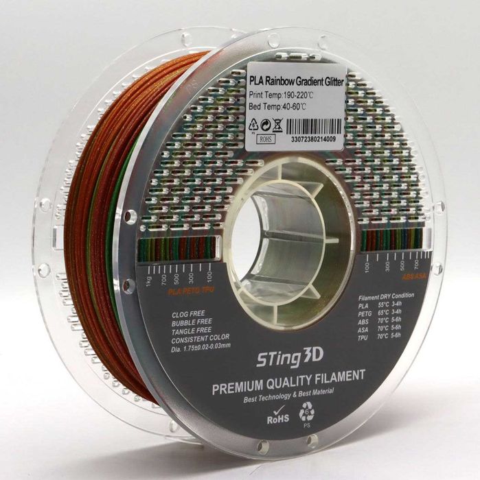 Silk PLA, філамент сілк