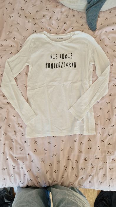 Dziewczęca bluzka z długim rękawem