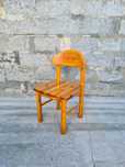 Duńskie krzesła Rainer Daumiller mid century lata 70 80 vintage design